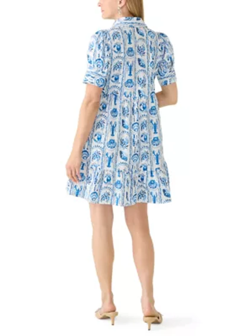 Women's Short Sleeve Meredith Shirt Dress