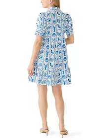 Women's Short Sleeve Meredith Shirt Dress
