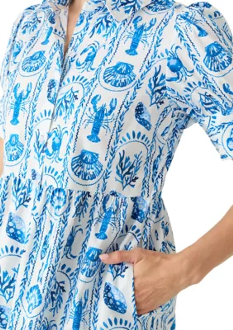 Women's Short Sleeve Meredith Shirt Dress
