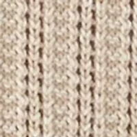 Women's Long Sleeve Open Stitch Crew Neck Sweater