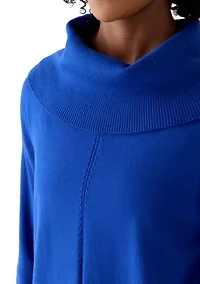 Women's Fine Gauge Cowl Neck Sweater