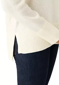 Women's Mock Neck Tunic Sweater