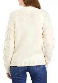 Petite Chunky Stich Knit Cardigan