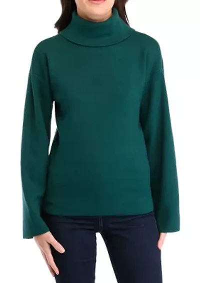 Women's Long Sleeve Slouchy Turtleneck Sweater