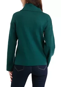 Women's Long Sleeve Slouchy Turtleneck Sweater