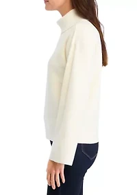 Women's Long Sleeve Slouchy Turtleneck Sweater