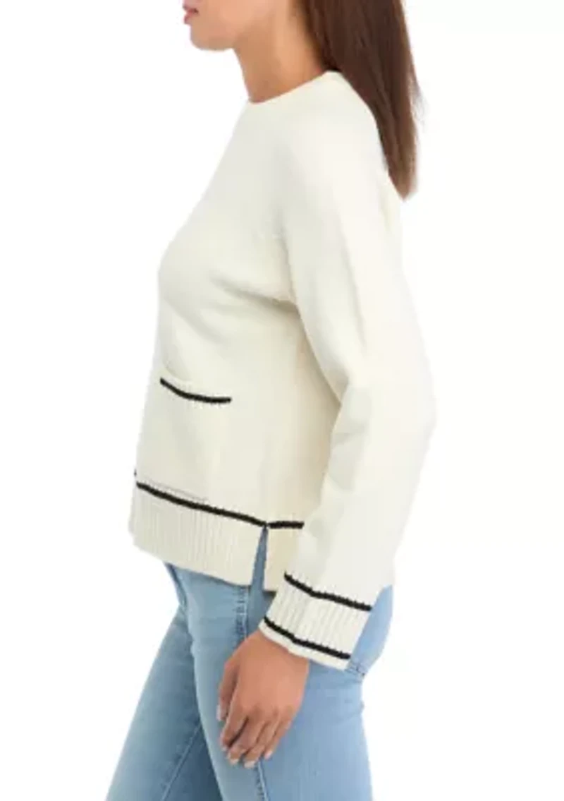 Women's Patch Pocket Sweater