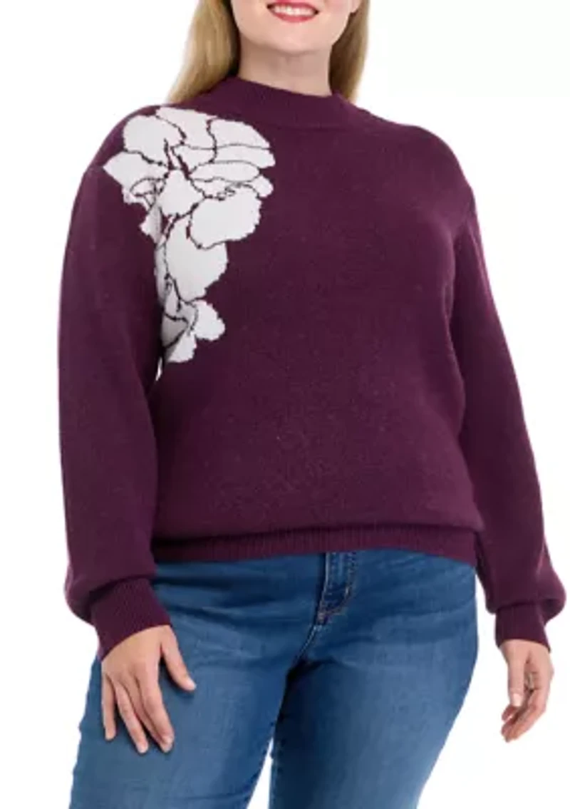 Plus Intarsia Sweater