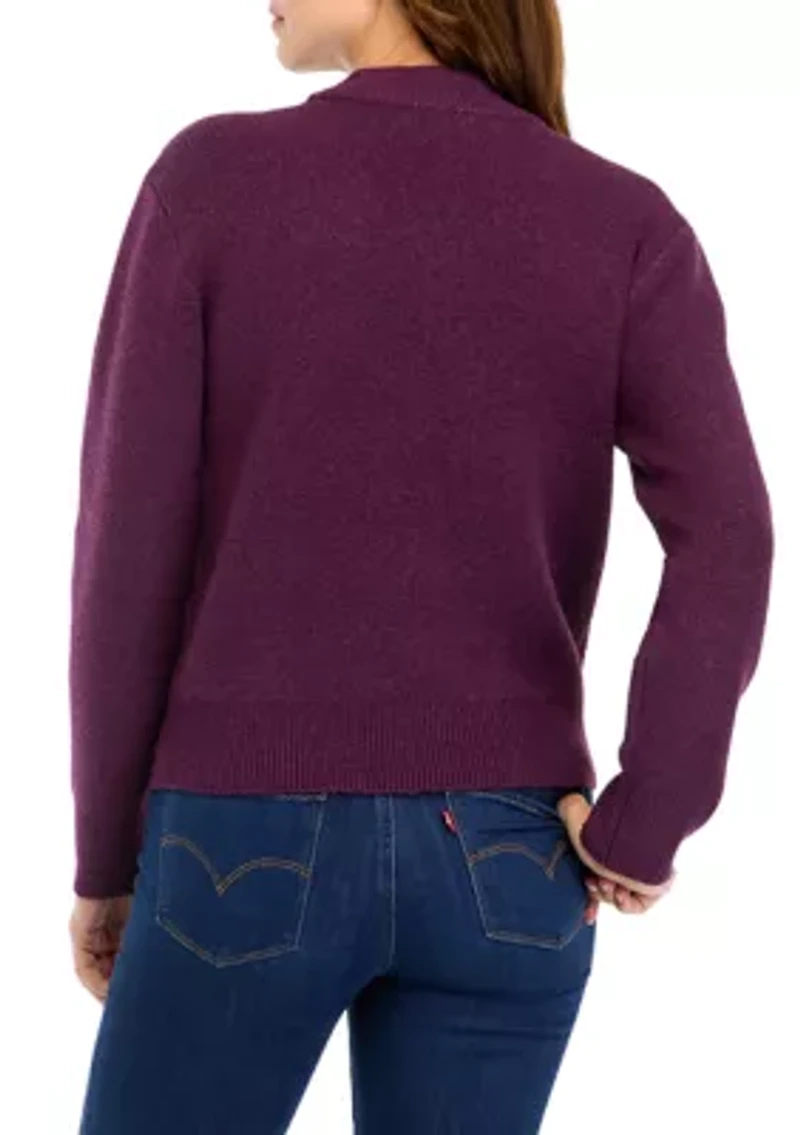 Women's Flower Intarsia Sweater