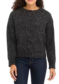 Petite Crew Neck Cardigan