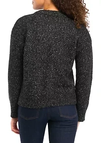 Petite Crew Neck Cardigan