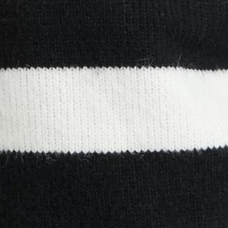 Women's Bold Stripe Turtleneck Sweater