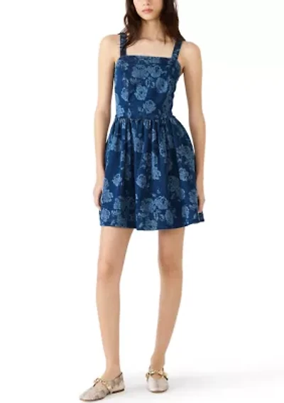 Women's Kiona Denim Floral Dress