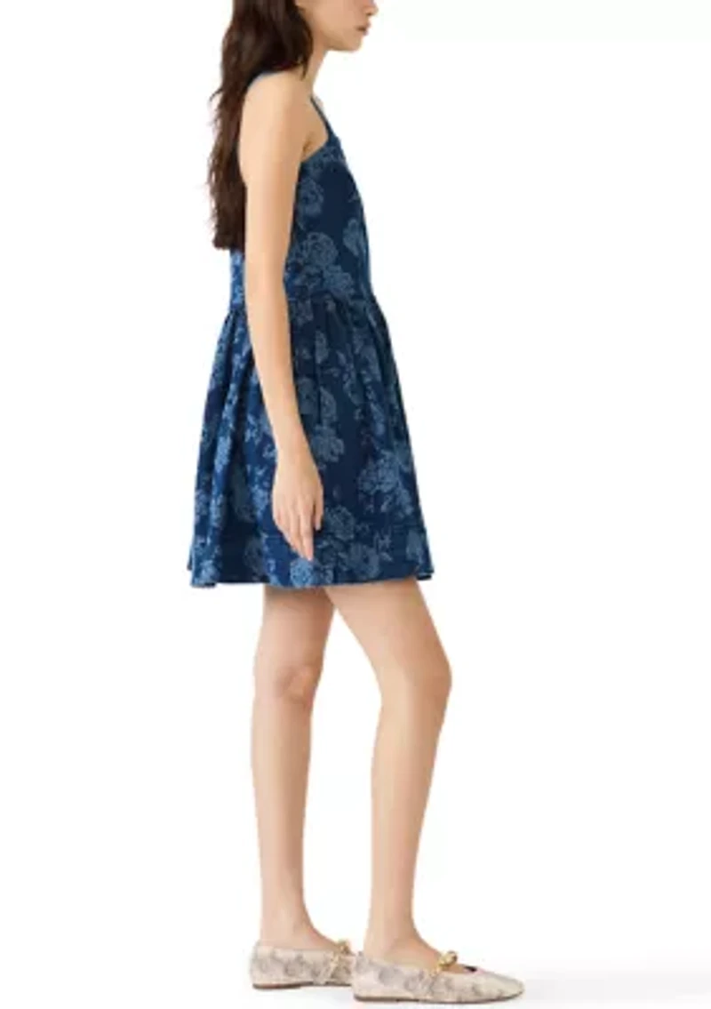 Women's Kiona Denim Floral Dress