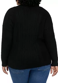 Plus V-Neck Sweater