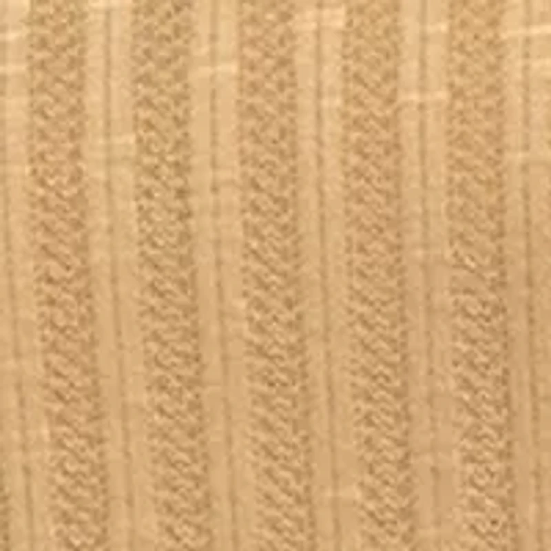 Women's Long Sleeve Smocked Cuff Ribbed Top