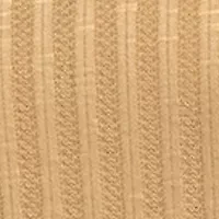 Women's Long Sleeve Smocked Cuff Ribbed Top