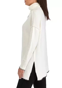 Women's Blanket Stitched Sweater