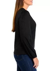 Women's Micro Suede Button Down Cardigan