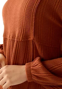 Women's Blouson Babydoll Top