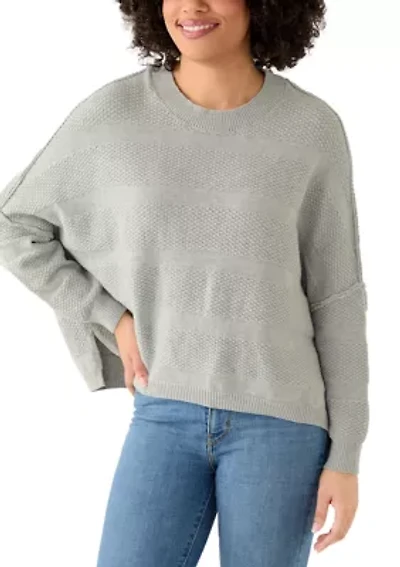Women's Textured Dolman Sweater