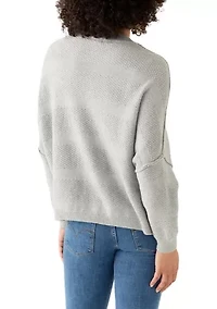 Women's Textured Dolman Sweater