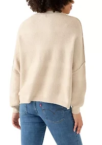 Women's Textured Dolman Sweater