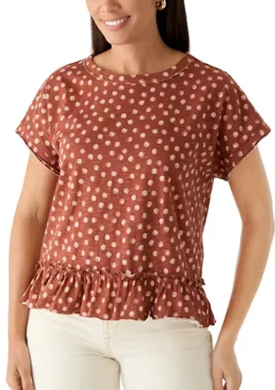 Women's Ruffle Hem Shirt