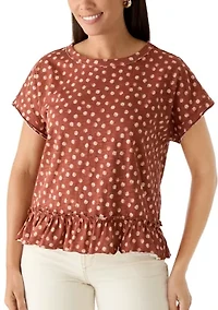 Women's Ruffle Hem Shirt