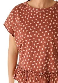 Women's Ruffle Hem Shirt