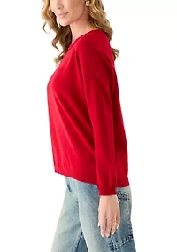 Women's Fine Gauge Crew Neck Sweater