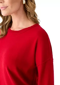 Women's Fine Gauge Crew Neck Sweater