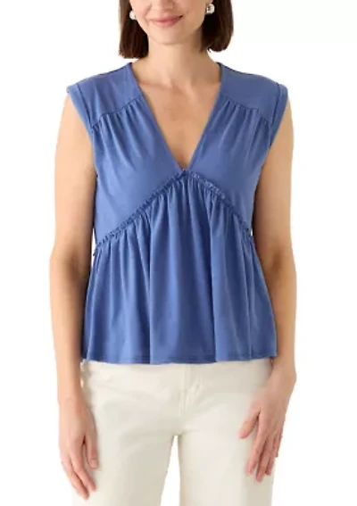 Women's V-Neck Babydoll Shirt