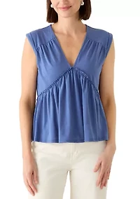 Women's V-Neck Babydoll Shirt