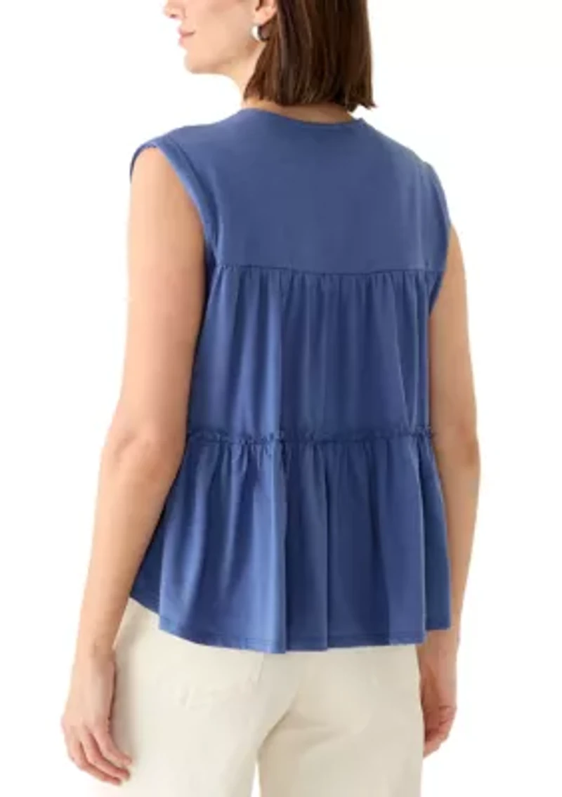 Women's V-Neck Babydoll Shirt