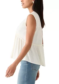 Women's V-Neck Babydoll Shirt
