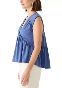 Women's V-Neck Babydoll Shirt