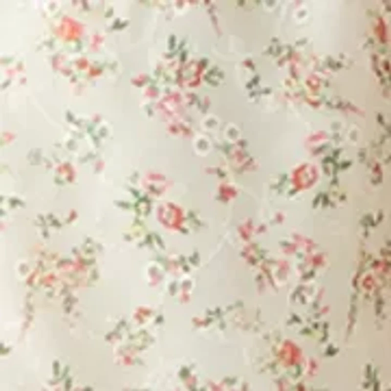 Women's Printed Eyelet Mini Dress