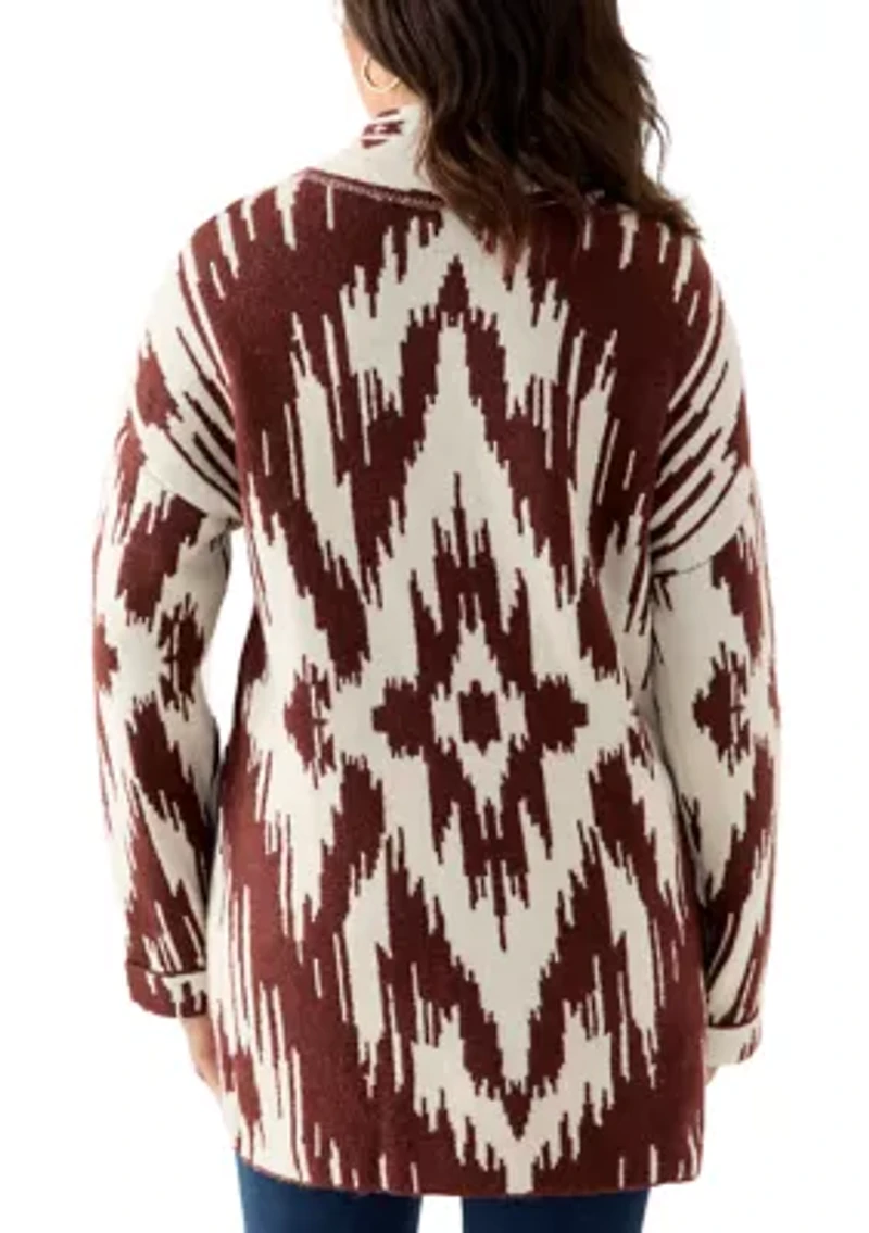 Women's Intarsia Cardigan