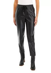 Women's Vegan Leather Pants