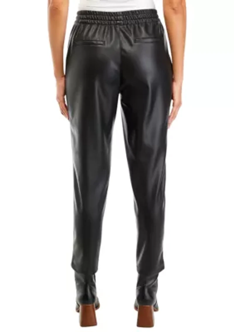 Women's Vegan Leather Pants