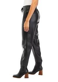 Women's Vegan Leather Pants
