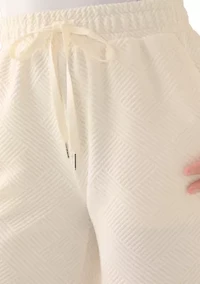 Women's Wide Leg Ottoman Cropped Pants