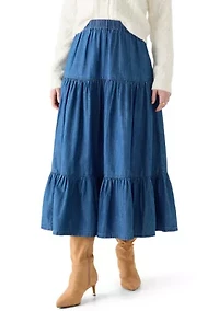 Women's Tiered Maxi Skirt