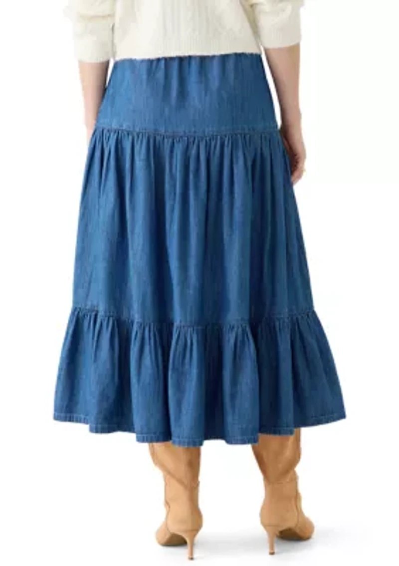 Women's Tiered Maxi Skirt