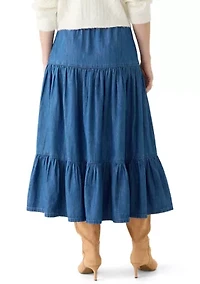 Women's Tiered Maxi Skirt