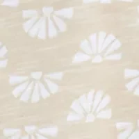Petite Printed Peasant Top