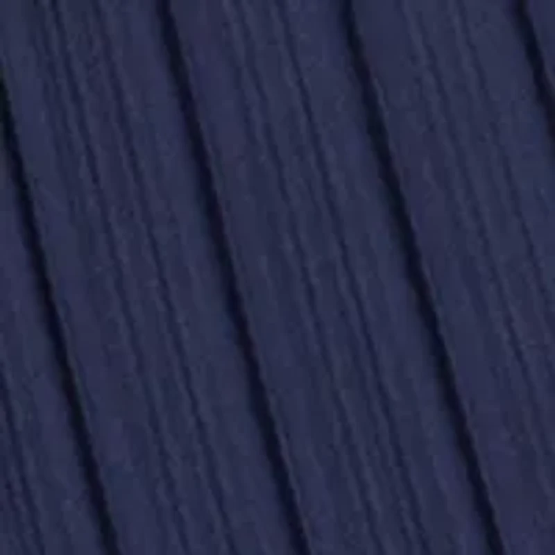 Petite Elbow Sleeve Plisse Bubble Top