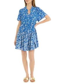 Petite Tiered Swing Dress