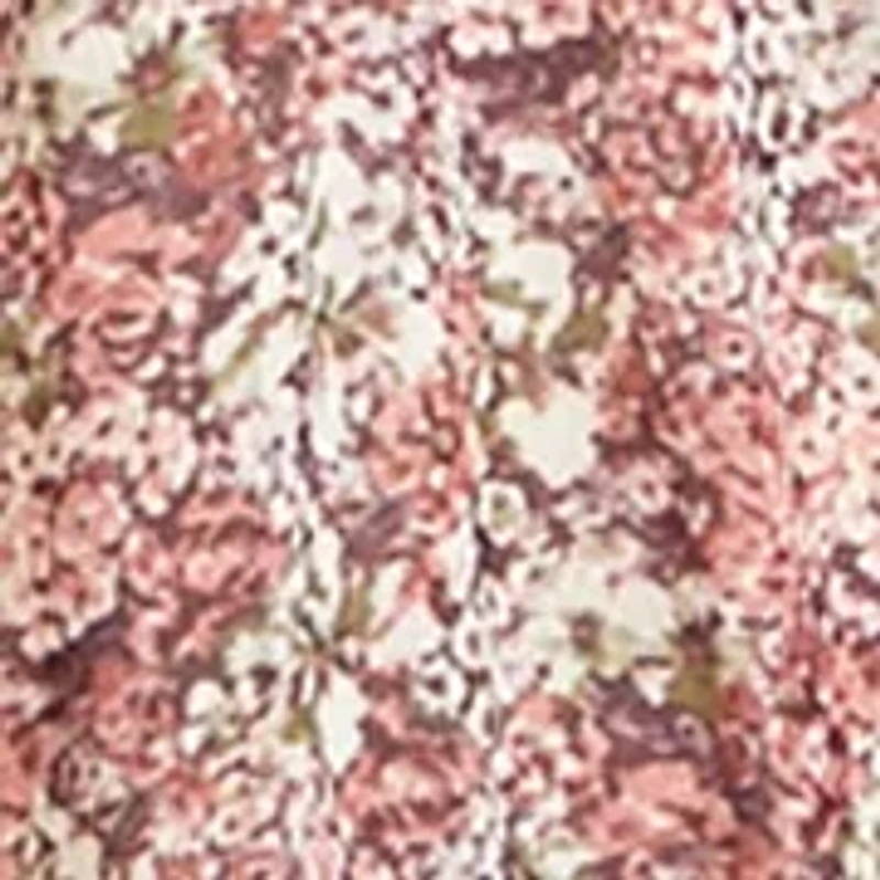 Plus Printed Chiffon Maxi Dress